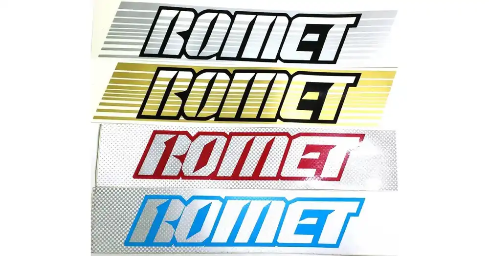 Paras Hinta Suuri hopeinen Romet-tarra