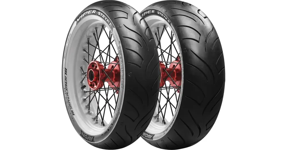 Kampanjahinta Skootterin rengas Avon 120/70-15 VIPER STRYKE AM63 56S TL eteen
