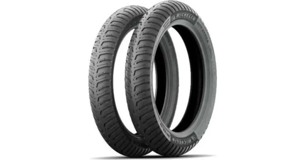 Alkuperäinen Michelin 2.75-17 CITY EXTRA 47P TT REINF M/C skootterin rengas eteen/taakse