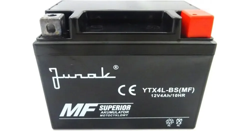 Huoltovapaa akku YTX4L-BS Junak 12V 4Ah Osta Nyt