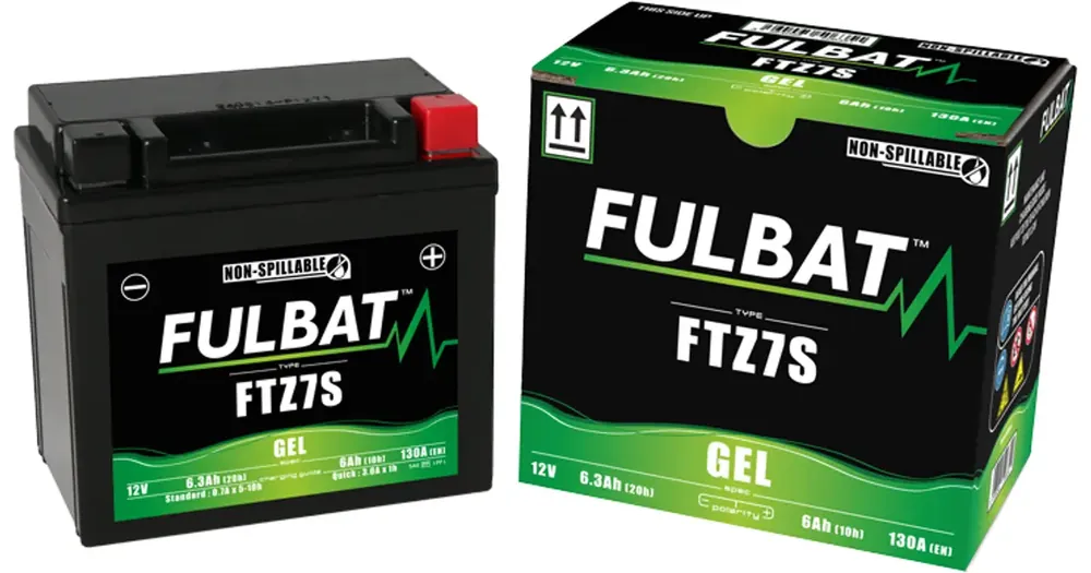 Alennettu Fulbat geeliakku, huoltovapaa (FTZ7S) 12V 6Ah 113x70x105mm 130CCA