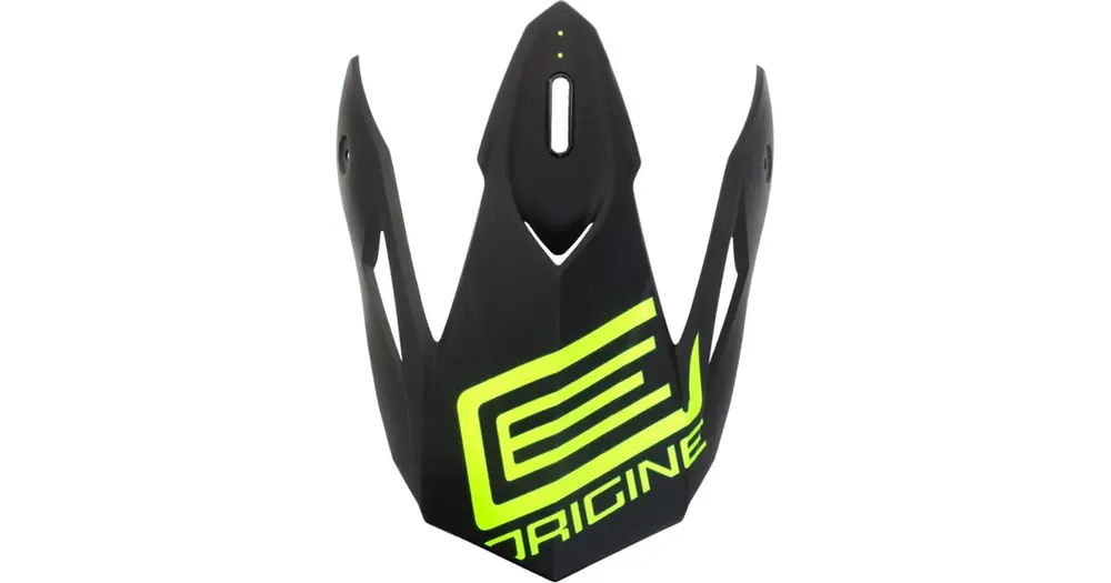 Kypärän lippa ORIGINE HERO PEAK MX musta-fluo keltainen Aito