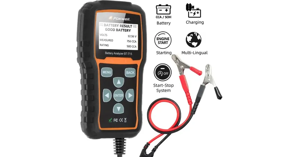 FOXWELL BT-715 akkutestaaja Kausialennus