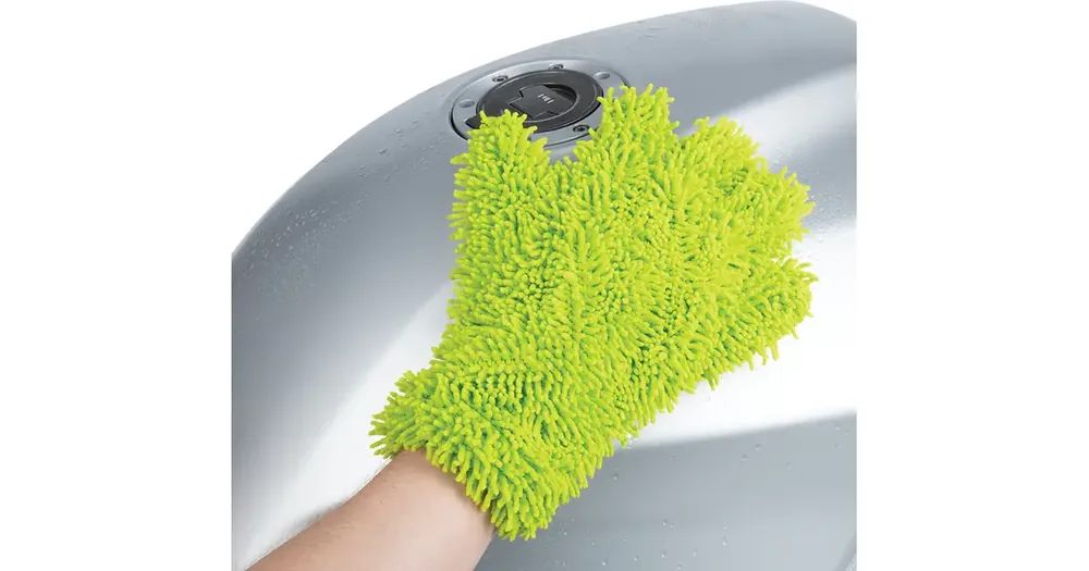 Alennettu Hinta Oxford Microfibre Noodle Wash Glove Green -pesukinnas, mikrokuitu, nuudeli