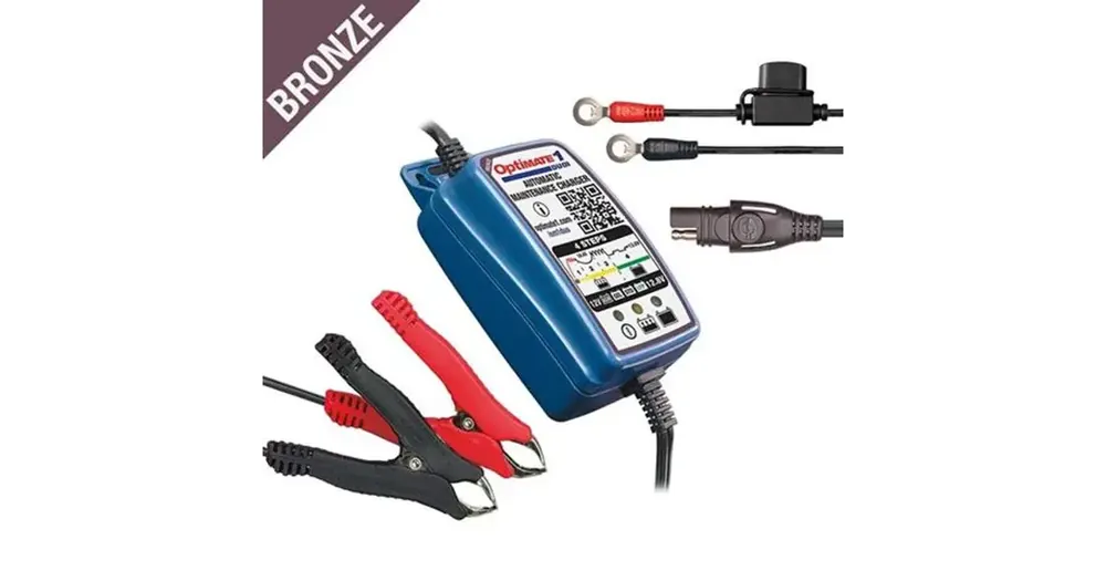 Optimate Optimate 1 DUO 12V / 12.8V 0.6A akkulaturi, 2-20AH, AGM / GEL / STD / LIFEPO4 Alennettu Hinta