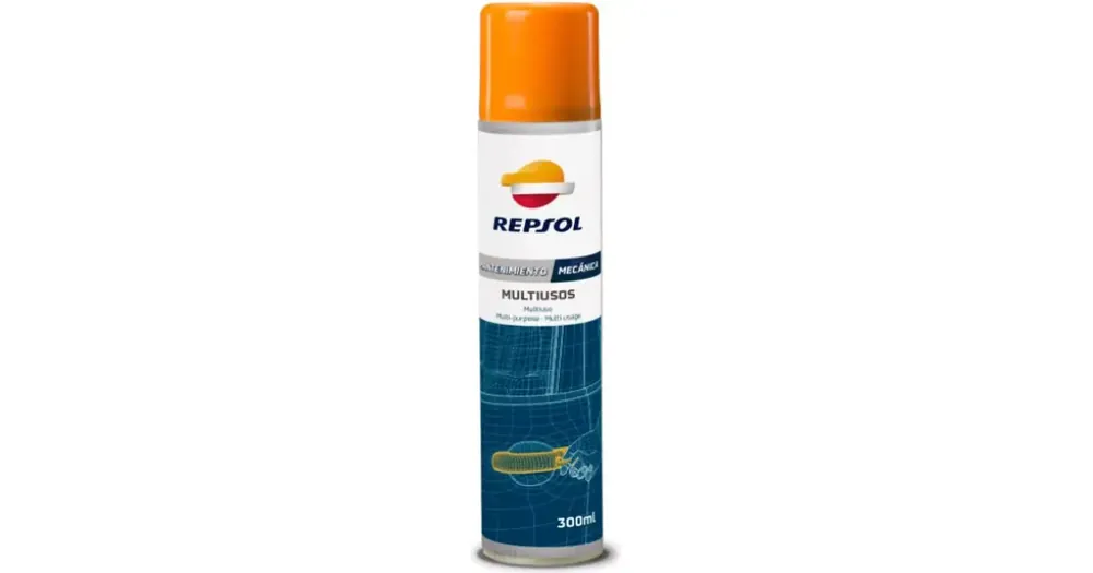 Tilaa Heti Repsol Multiusos Spray 300ml voiteleva ja ruostetta irrottava aine