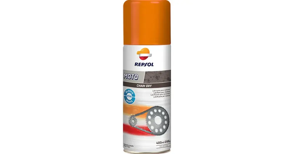 Tilaa Nyt Repsol Moto Chain Dry -ketjuöljy 400ml