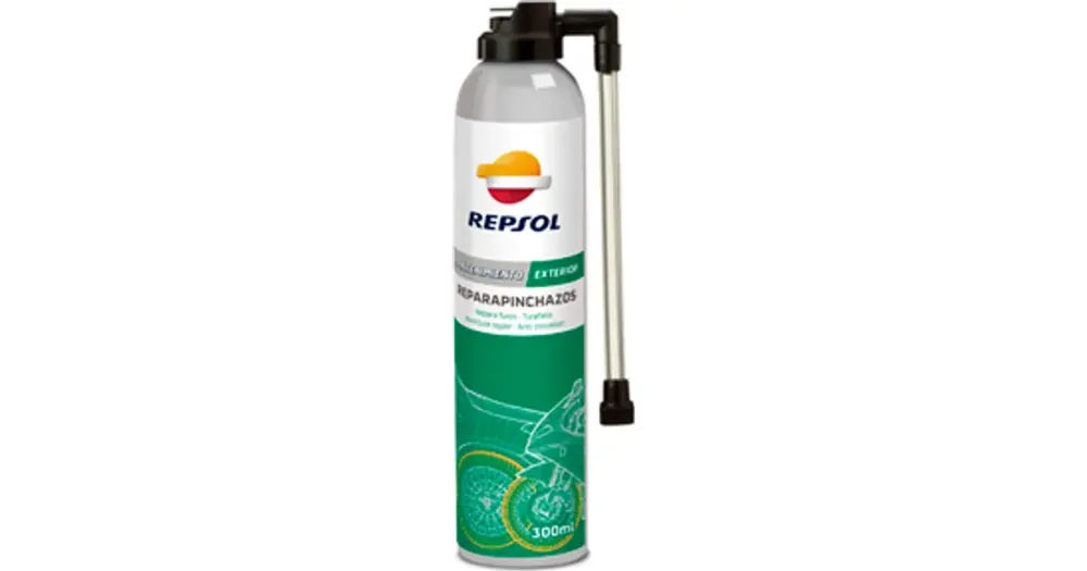 Repsol Puncture Repair 300ml vararengasspray moottoripyörille Uutuus