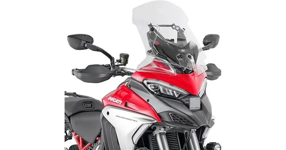 Lähetetään Heti Tuulilasi, läpinäkyvä, 50x38cm, Kappa Ducati Multistrada V4