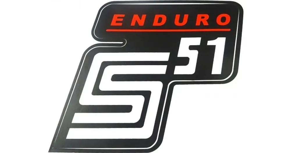 Superhinta Simson S-51 Enduro -katevan tarra