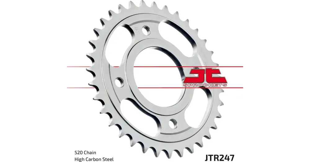 Takaratas 520 41 hammasta JT Sprockets JTR247 Eniten Myyty