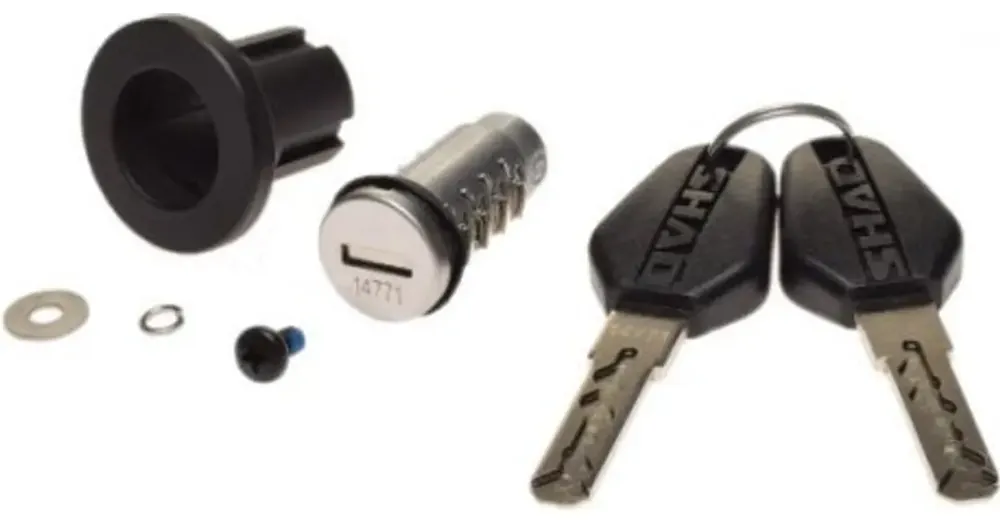 Shad SH58X ja SH59X -takalaukun lukon sylinteri, uusi malli Kausialennus