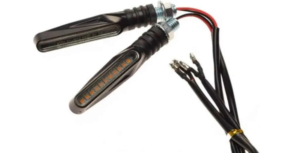 Alkuperäinen Dynaamiset LED-vilkut, progressiiviset, kierre M10x1.5mm, hyväksytty, WM Motor