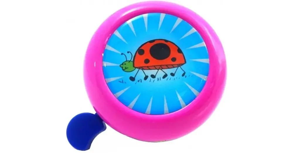 Merkkituote Lasten polkupyörän kello pinkki teräs/muovi (54mm) kuvalla 165088