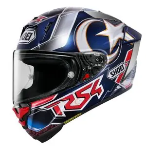 Uusi Malli Shoei X-SPR PRO - TOPRAK Koko kypärä - Harmaa / Sininen