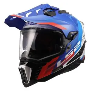 LS2 MX701 EXPLORER HEXA Koko kypärä - Valkoinen / Punainen Viikonlopputarjous