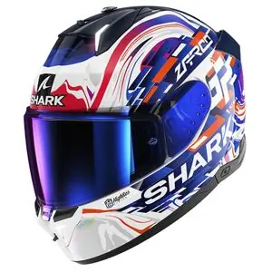Suosittu Shark SKWAL i3 REPLICA ZARCO GP DE FCE Koko kypärä - Valkoinen / Violetti