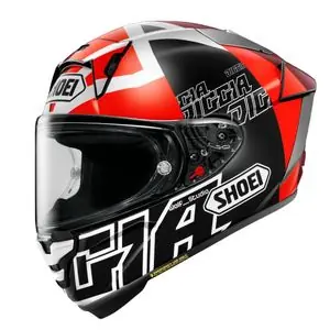 Uutuus Shoei X-SPR PRO - DIGGIA 2 Koko kypärä - Musta / Punainen