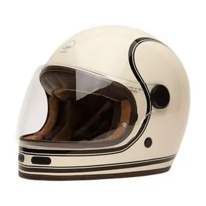 Pakollinen (Must-Have) MARKO FULL MOON 2 Koko kypärä - Beige / Musta