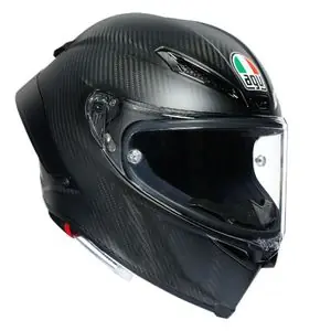 Uusi Kokoelma AGV PISTA GP RR - MONO CARBON Koko kypärä - Hiili / Musta