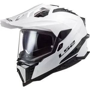 Ilmainen Palautus LS2 MX701 - EXPLORER HPFC - SOLID Koko kypärä - Valkoinen