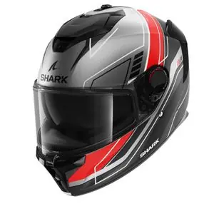 Shark SPARTAN GT PRO CARBON - TORYAN Koko kypärä - Harmaa / Punainen Loppuunmyynti