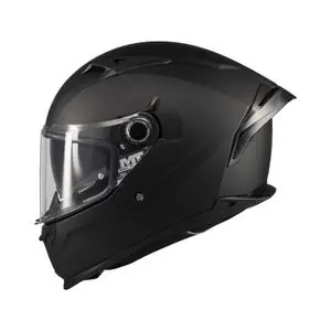 MT HELMETS BRAKER SV - PURE Koko kypärä - Musta Ilmainen Palautus