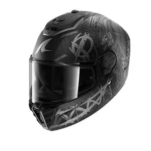 Shark SPARTAN RS CARBON SHIEVER Koko kypärä - Harmaa / Harmaa Merkkituote