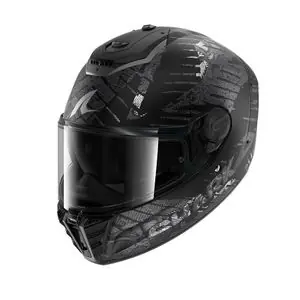 Shark SPARTAN RS REPTAIA Koko kypärä - Musta / Harmaa Pakollinen (Must-Have)