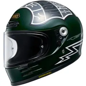 Shoei GLAMSTER 06 - HEIWA MOTORCYCLE Koko kypärä - Musta Alennettu