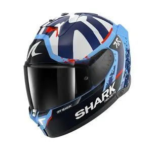 Suoraan Valmistajalta Shark SKWAL i3 REPLICA RAUL FERNANDEZ Koko kypärä - Musta / Sininen