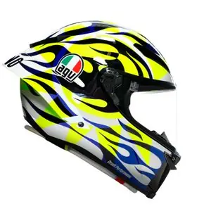Tukkuhinta AGV PISTA GP RR - ROSSI SOLELUNA 2023 Koko kypärä - Sininen / Keltainen