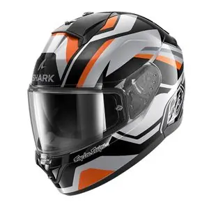 Shark RIDILL 2 - APEX x TROYLEE DESIGN Koko kypärä - Harmaa / Musta Nopea Toimitus