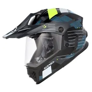Acerbis RIDER JUNIOR Koko kypärä - Musta / Keltainen Paras Hinta