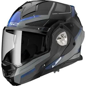 Sertifioitu LS2 FF901 ADVANT X - SPECTRUM Modulaarikypärä - Musta / Sininen