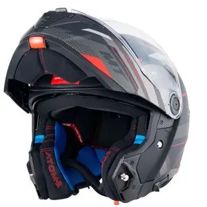 MT HELMETS ATOM 2 SV - BAST Modulaarikypärä - Musta / Harmaa Tilaa Heti