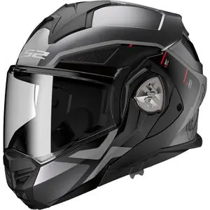 LS2 FF901 ADVANT X - METRYK Modulaarikypärä - Harmaa / Musta Suoraan Valmistajalta
