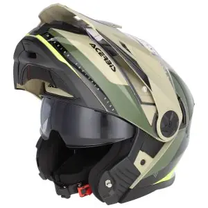 Vain Tänään Acerbis RIDER GRAPHIC Modulaarikypärä - Vihreä / Ruskea