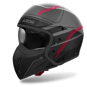 Viikonlopputarjous Airoh J110 - SLIM Modulaarikypärä - Punainen