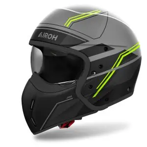 Airoh J110 - SLIM Modulaarikypärä - Keltainen Alennettu