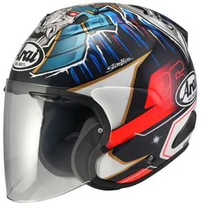 Arai SZ-R VAS EVO - PEDROSA SHOGUN - REPLICA Avoin kypärä - Musta / Punainen Bestseller