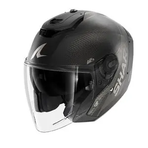 Asiakkaiden Suosikki Shark RS JET CARBON SPEED-TECH Avoin kypärä - Harmaa / Musta