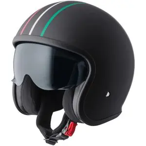 Suoraan Valmistajalta GMS RIDE IN ITALY Avoin kypärä - Vihreä / Valkoinen