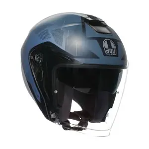 AGV IRIDES - TRIESTE Avoin kypärä - Sininen / Harmaa Tilaa Nyt