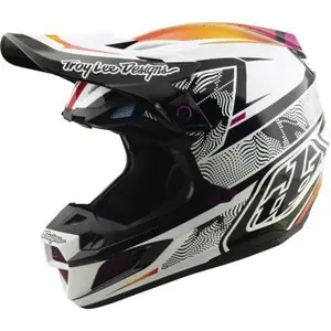TroyLee design SE5 COMPOSITE MIPS LINED UP 2027 Cross-kypärä - Musta / Monivärinen Tilaa Heti