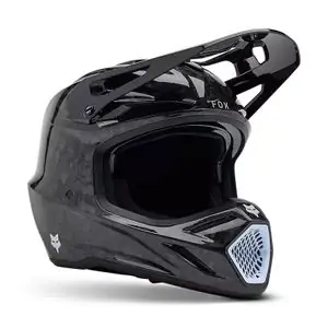 Alennettu Fox V3 RS CARBON SOLID 2026 Cross-kypärä - Musta
