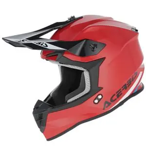 Turvallinen Maksu Acerbis LINEAR 22.06 2027 Cross-kypärä - Punainen