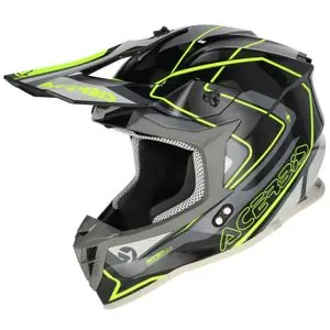 Acerbis LINEAR 22.06 GRAPHIC 2027 Cross-kypärä - Musta / Keltainen Poisto