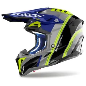 Airoh AVIATOR 3 - HIMA 2025 Cross-kypärä - Sininen Pikatoimitus