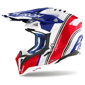 Airoh AVIATOR 3 - HIMA 2025 Cross-kypärä - Musta / Punainen Kampanjahinta